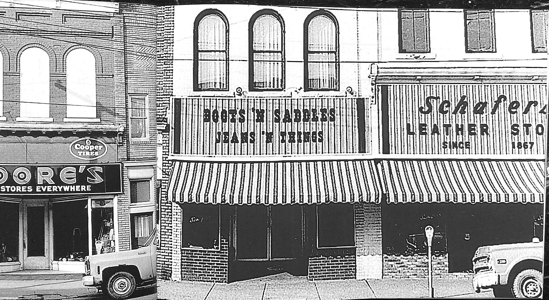 Front street Marietta Ohio 3 1975, by Christopher Flach