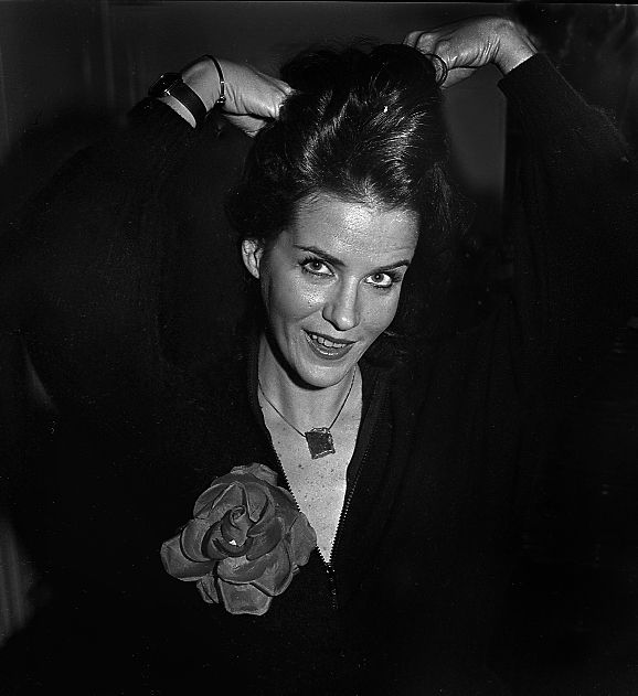 Jane dancing with her rose hasselblad 500cm, by Christopher Flach