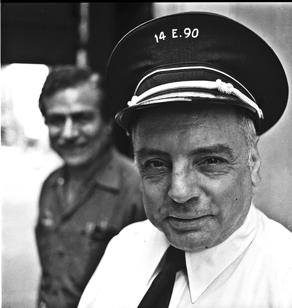 Louie Louie doorman at 14 east 90 street NY when I was in my 20s NYC 500cm suprt John in background, by Christopher Flach