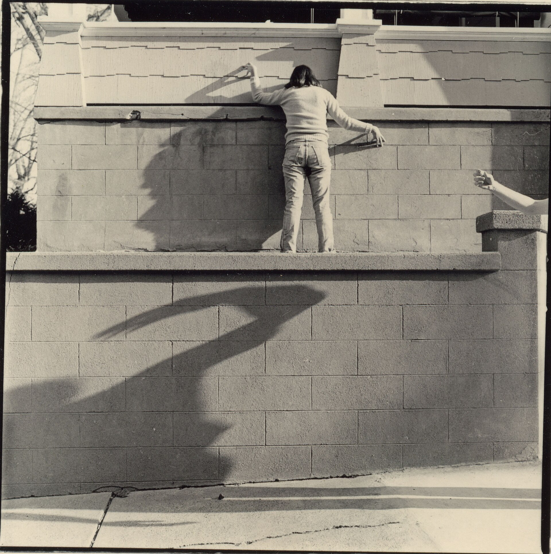 Marietta Ohio college days playing with shadows, by Christopher Flach