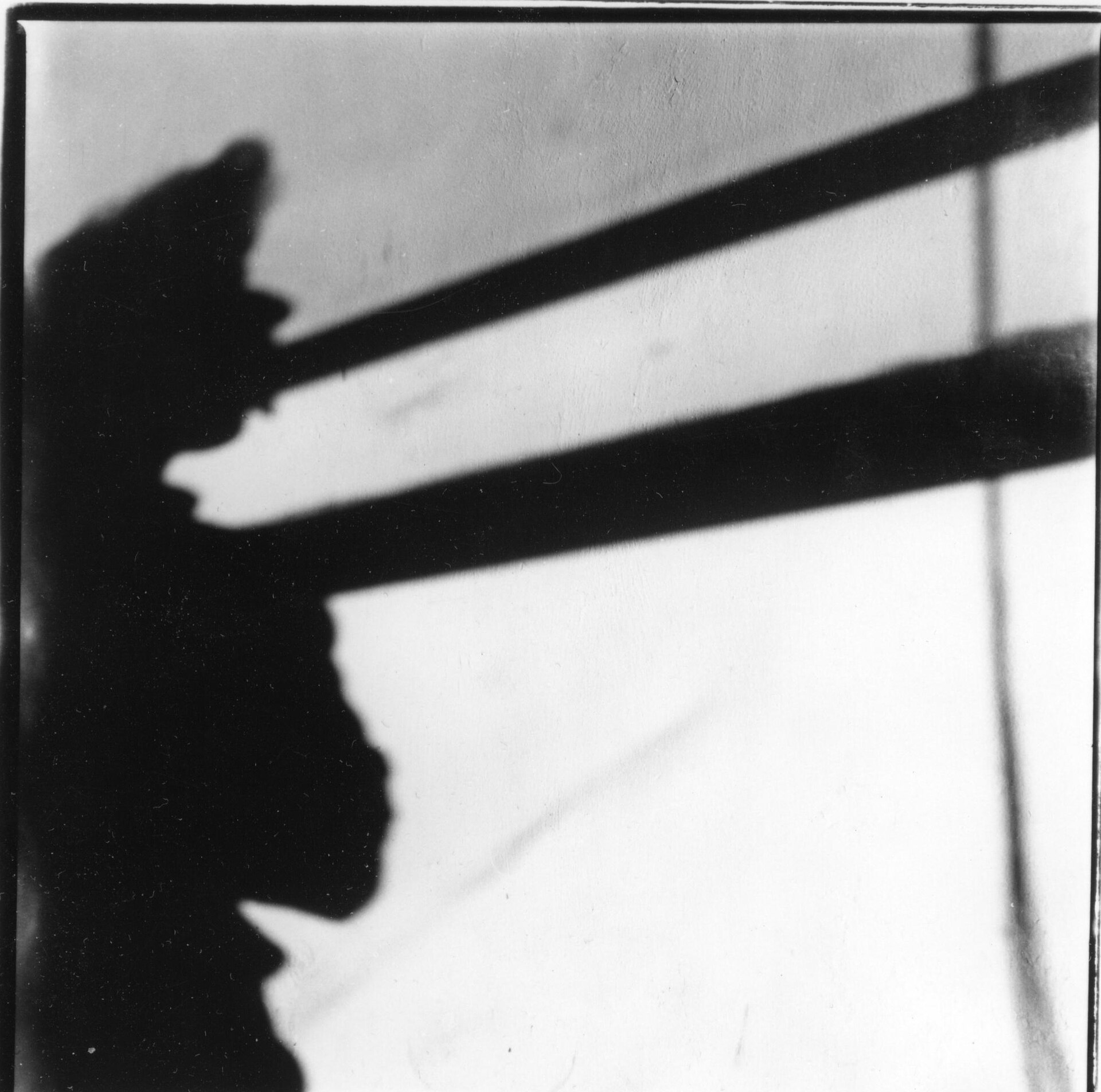 Self portrait shodows from my mouth, by Christopher Flach