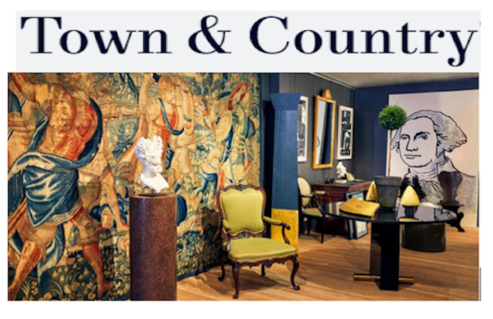 Christopher Flach's sculpture and painting at Gerald Bland, in Town & Country