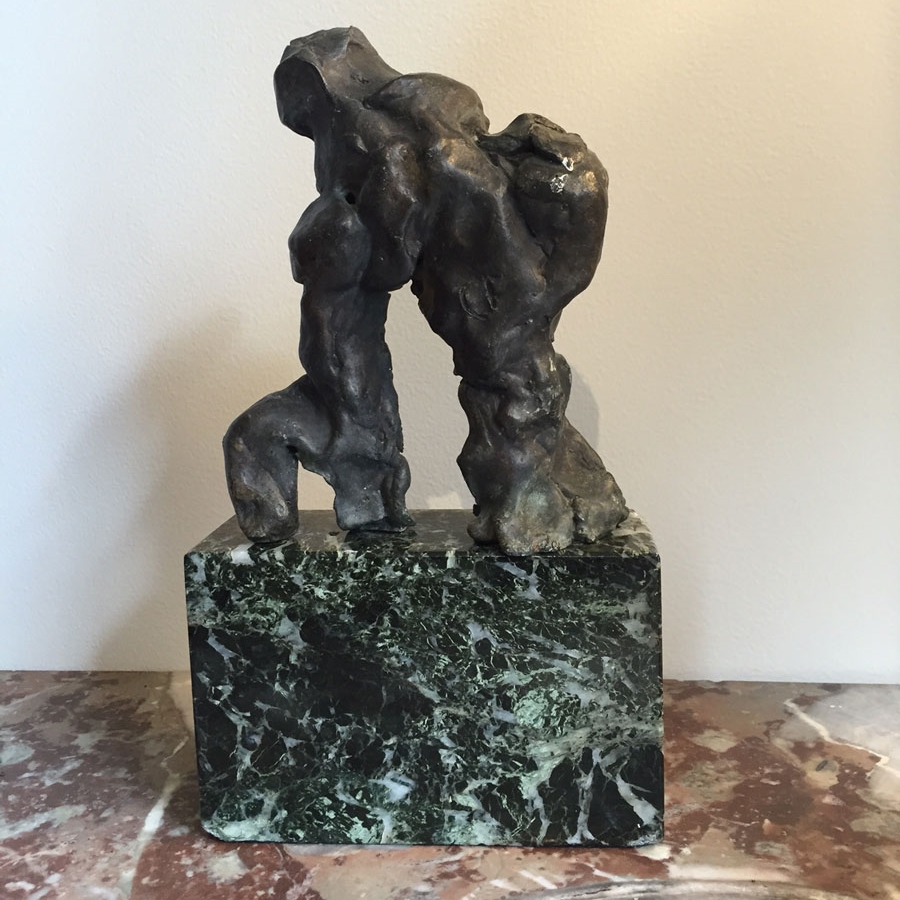 Forward Man in Bronze, by Christopher Flach