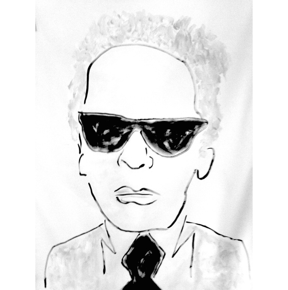 Mr. Lagerfeld, by Christopher Flach